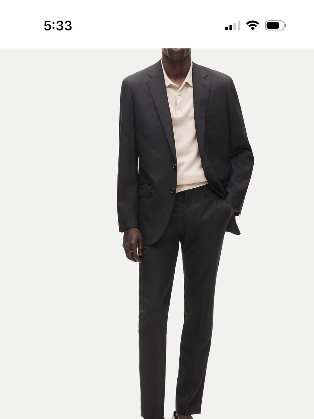 J. Crew Loro Piano wool blazer 50R